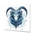 thumbnail image 2 of Designart "Taurus The Bull III" Astrology Metal Art Living Room, 2 of 5