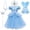 Sky Blue, variant on Aximioll Little Girls Fairy Tale Princess Dress, Halloween Party Elegant Princess Dress up Clothes with Accessories, Toddler Princess Cosplay Outfits for Girls Age 2 - 12 Years, Light Blue/140