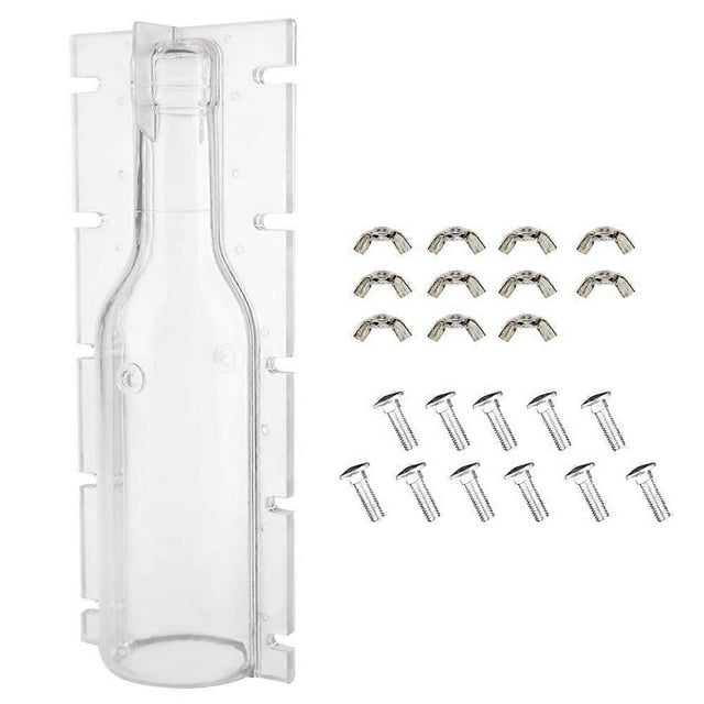 Clear Plastic Candle DIY Mold Tool BottlE Shaped Heat resistant Wedding Candle Mold