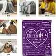 thumbnail image 5 of Yibo Best Friend Birthday Gifts Blanket Flannel Soft and Comfortable Anti-static Bed Sofa Blanket, 5 of 7