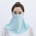 thumbnail image 2 of JFGHDG Neck Gator Sport Face Scarf Mask Uv Protection Face Cover Mask Breathable Face Cover Scarf Sun Mask Uv Face Mask Covering Eye Area Sun Uv Face Mask Outdoor BalaclavasBlue One Size, 2 of 5