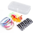 thumbnail image 2 of pitrice Storage Boxes Lids Rectangular Empty Clear Embroidery Craft Holder Jewelry Container Plastic Sundries Organizer, 2 of 7