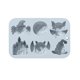 thumbnail image 1 of Moldes de silicona para fondant de Halloween con 6 agujeros, molde para hornear, molde para magdalenas, moldes para dulces, 1 of 5