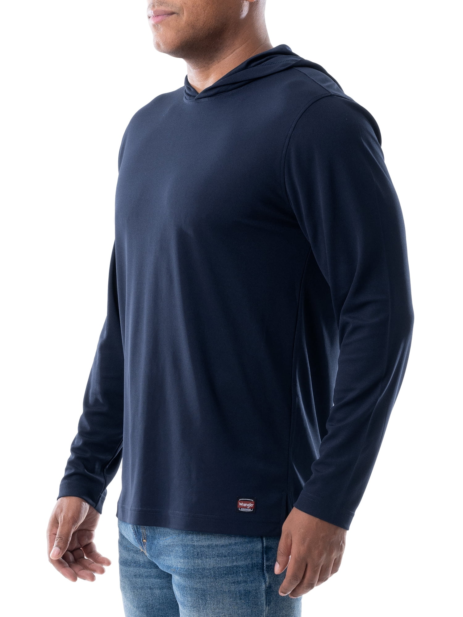 Wrangler Workwear Men's Long Sleeve UPF 40 Sun Shirt with