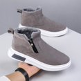 thumbnail image 4 of fashion-snow-boots-for-men-winter-warm-flat-cotton-plush-shoes-with-side-zipper-casual-daily-fleece-ankle-boot, 4 of 8