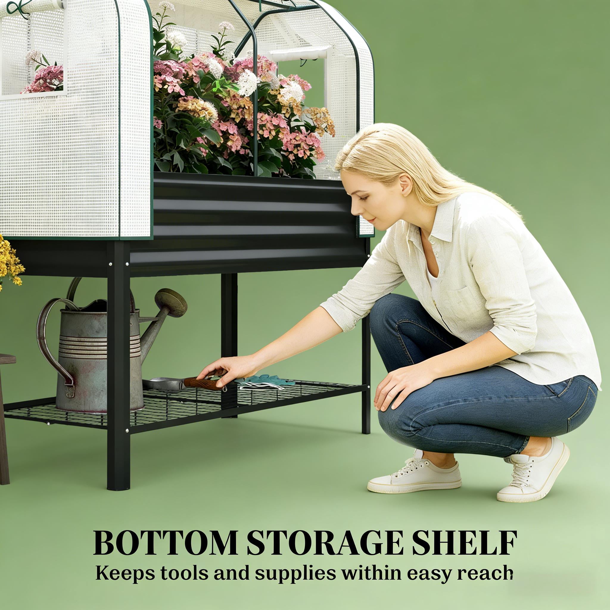 Outdoor Plant Boxs, Raised Garden Bed