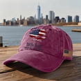 thumbnail image 2 of Sewkxo 250th Anniversary Usa Hat American Flag Printed Baseball Cap Independence Day Adjustable 1776-2026 Patriotic Caps, 2 of 5