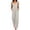 *Gray, variant on VBVC Women's Tie Shoulder Sleeveless Wide Leg Jumpsuit, U-Neck High Waist Romper For Women, Ladies' Loose Summer Jumpsuit with Pockets,Army Green,S-2XL