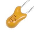 thumbnail image 3 of Capacitor de Tantalio 22uF 16V 2 Pines Amarillo Radial Recubierto de Tantalio 5pcs, 3 of 4