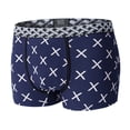 thumbnail image 4 of Men's Boxers Solid Color Open Polyester Four Seasons Casual Sexy Underwear, 4 of 5
