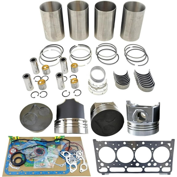 V2403 Engine Overhaul Rebuild Kit (No valve set) for Kubota V2403 V2403T V2403M Engine KX161-3 Excavator For Bobcat T190 Loader S150 Skid Steer Loader 1G466-21110 1G46621110