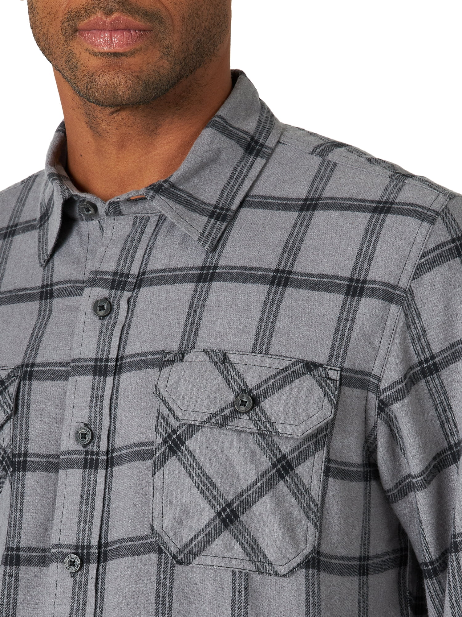 Wranlger Men's Woven Flannel Shirt