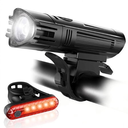 HIBIBUD Bike Lights,Rechargeable for Night Riding,High-Lumen Bicycle Light with Multiple Modes