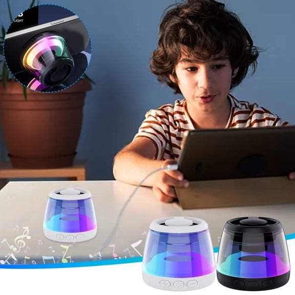 cvlncycling Bluetooth Speakers On Sale,Bluetooth Speaker for TV,Portable Wireless Outdoor RGB Scented Light Bluetooth Speaker,for Family Gatherings and Outdoor