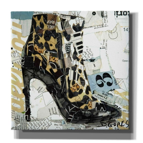 Epic Graffiti 'Minimal Minimalism' by Derek Gores, Giclee Canvas Wall Art, 37"x37"