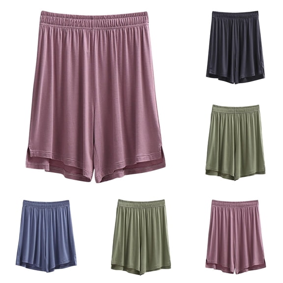 HVOBTTY Women's Short Pajama Pants, Pajama Pants for Women, Women's Casual Soft Solid Color Lightweight Short Homewear Pajama Pants Army Green, M