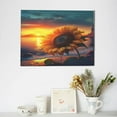 thumbnail image 6 of Balery Sunset Coast Sunflower Pattern Canvas Decorative Picture – 30x40in Premium Wall Art, Modern Canvas Print for Home Decor（Horizontal）, 6 of 6