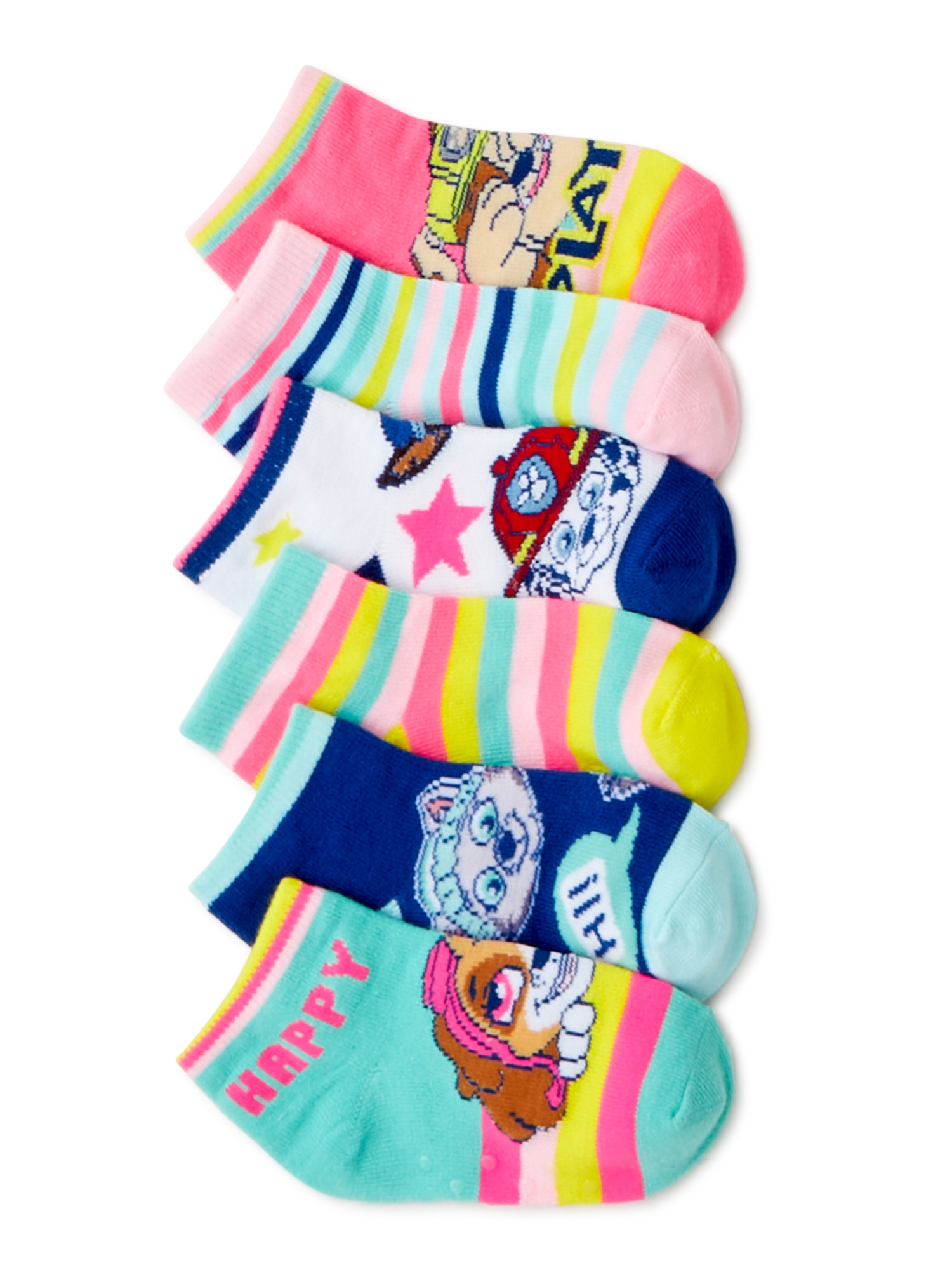Paw Patrol Toddler Girls' Socks, 6Pack