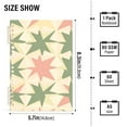 thumbnail image 2 of FORMRS 1-Subject Spiral Notebook 8" x 5" College Ruled 60 Refillable Sheet A5 Hard Cover, 2 Pack, Pink and Green Geometric, 2 of 7