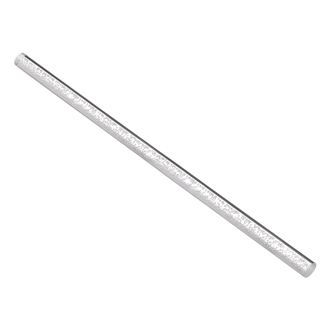 Uxcell 0.71' Dia 19.69' Long Air Bubble Acrylic Rod PMMA Circular Bar Clear