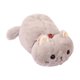 thumbnail image 4 of Caja de pañuelos de papel para coche con diseño de gato de peluche, suave, universal, para decoración interior. Gris, 4 of 9