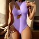 thumbnail image 2 of Traje de baño de bikini estampado para mujer Sujetador relleno Traje de baño de una pieza Ropa de playa OAVQHLG3B Store  lin121212, 2 of 4