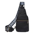 thumbnail image 1 of Bolso Bandolera Pecho Casual para Mujer Cuero PU Viajes Senderismo Ciclismo, 1 of 9