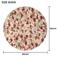 thumbnail image 6 of Pioneer Flower Floral Print Pattern Round Tablecloth 60"x60",Wrinkle Wipeable Table Cloth for Kitchen Dining Room Picnic Patio Party, 6 of 6
