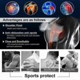 thumbnail image 4 of Shoulder Support Brace Rotator Cuff Pain Relief Therapy Belt Sleeve Men Women, 4 of 5