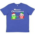 thumbnail image 3 of Inktastic Merry Christmas Owls Youth T-Shirt, 3 of 5