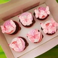 thumbnail image 7 of Sylvtty 40/48Pcs Cake Decoration Wafer Paper Flower Cake Toppers Edible Butterfly Flower Cupcake Decoration Birthday Party Accessories, 7 of 7