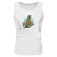 thumbnail image 3 of JHLZHS Mens Tank Tops Graphic Rock Bands Mens Athletic Tank Tops Pineapple Print Sleeveless Crew Neck Tshirts Summer Leisure Fitness Vest Gym Outfits Summer Tank Tops Men's Tank Tops White Cotton, 3 of 4
