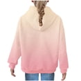 thumbnail image 5 of Piuwrlz Hood Sweatshirts Childrens Girls Boys Long Sleeve Printed Hoodies Round Neck Hoodie Pink Size 5 Years, 5 of 5