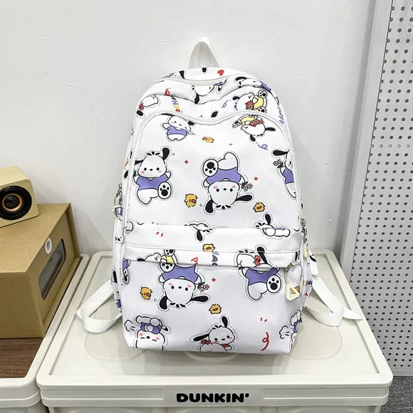 Hello Kitty Sanrio Sac à Dos, Mélodie Cinnamoroll Kuromi Sac de Jour, Dessin Animé Anime Sac d'École, Étudiant Décontracté Voyage Trajet
