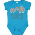thumbnail image 3 of Inktastic Grandaddy Loves Me Elephant Boys or Girls Baby Bodysuit, 3 of 5