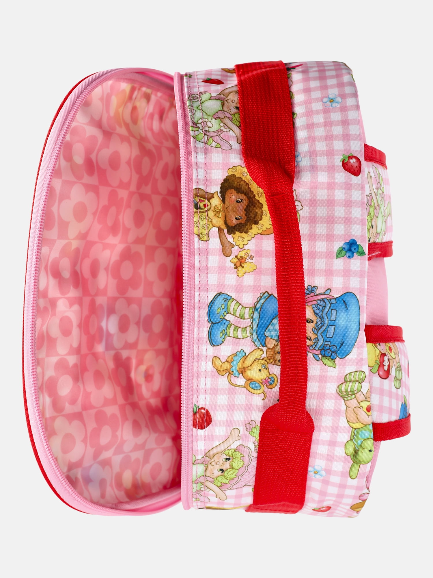 Strawberry Shortcake Girls 17" Gingham Friends Backpack, Pink