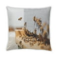 thumbnail image 2 of Ahgly Company Animals Bee Indoor Throw Pillow, 18 inch by 18 inch, 2 of 6
