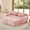 Pink, variant on 114.7”Boneless Cloud Couches, Soft Fluffy Plush Fabric, Modular Sectional Sofa Bed with 3 Ottoman, 3-Seater Pink Couches, Comfy Sofa for Living Room