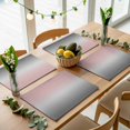 thumbnail image 5 of Pink and Grey Ombre Placemats Set of 6 Gradient Color Place Mats Table Mats Kitchen Dining Home Outdoor Party Table Decoration, 5 of 9
