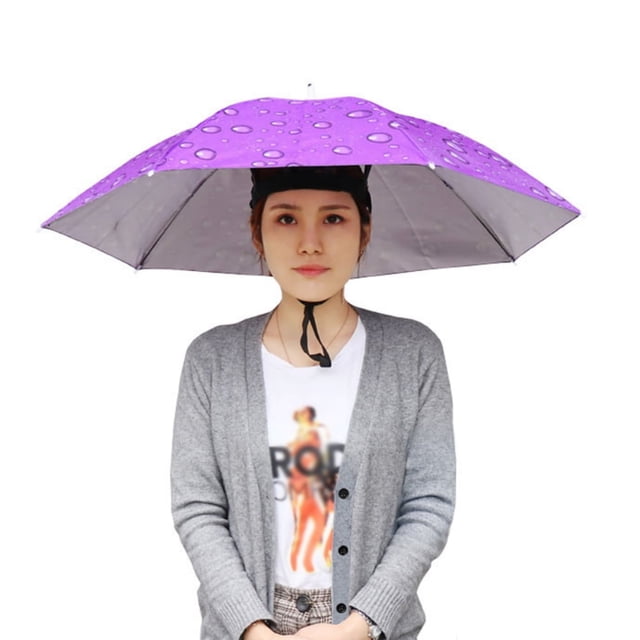 Sombrero con sombrilla, gorra de 30 pulgadas con manos libres para adultos y niños, ideal para pesca, golf, jardinería, sombrilla para exteriores.