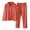 Watermelon Red, variant on Elainilye Fashion Ladies Pajamas Sets 2 Piece Casual Single Pocket Solid Long Sleeves Sleepwear Tops and Pants Pajama Set,Purple