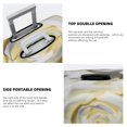 thumbnail image 4 of White Rose Luggage Cover Anti Scratch, Elastic Suitcase Protector Suitcase Covers for Luggage Fits 18-32 Inch Luggage, 4 of 5