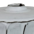 thumbnail image 3 of Benzara BM240221 Ceramic Round Vase with Textured Detail, Offwhite - Small, 3 of 5