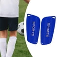thumbnail image 1 of 2x espinilleras de fútbol shamjiam protección de piernas accesorios de práctica Azul, 1 of 8