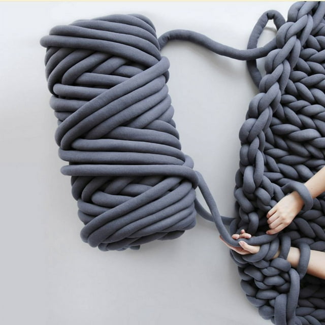 Hand-Woven Blanket Wire Cored Wire Cloth Strip Thick Wool Diy Blanket Material Can Not Be Washed Off