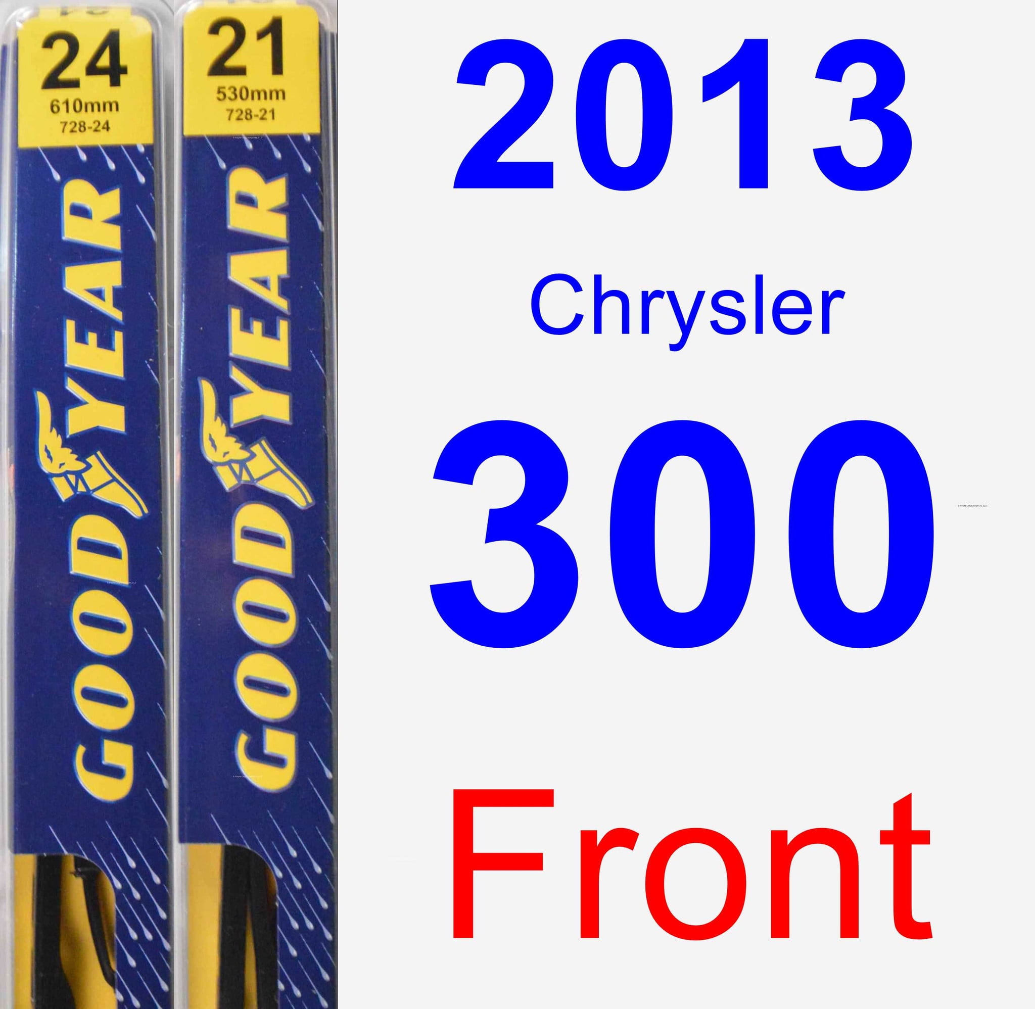 2013 Chrysler 300 Wiper Blade Set/Kit (Front) (2 Blades) Premium