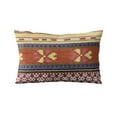 thumbnail image 5 of Plutus 22" x 22" Unique Lanes Border Luxury Throw Pillow in Multi-Color, 5 of 9