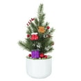 thumbnail image 1 of Miangastore 1pc Christmas Artificial Plant Decor Desktop Ornament Xmas Potted Plant Decor, 1 of 8