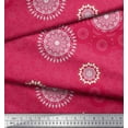 thumbnail image 2 of Soimoi Moss Georgette Fabric Mandala Ethnic Print Sewing Fabric Yard 42 Inch Wide, 2 of 3