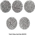 thumbnail image 3 of 1Box 1000pcs 5 Sizes 6/5/4/3/2.5mm Oval Jump Rings Stainless Steel Close but Unsoldered Jump Rings Oval Ring Connectors for Chainmail Jewelry Bracelet Necklace Making, 3 of 8
